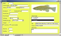 Small screen capture of database user interface